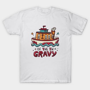 FUNNY THANKSGIVING VICE ADMIRAL OF THE GRAVY BOAT T-Shirt